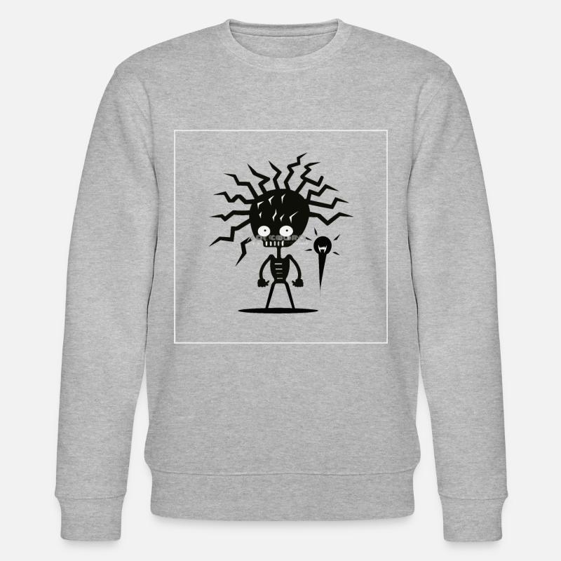 Erweiterte Intelligenz - Stanley/Stella Unisex Bio-Sweatshirt CHANGER  - Grau meliert