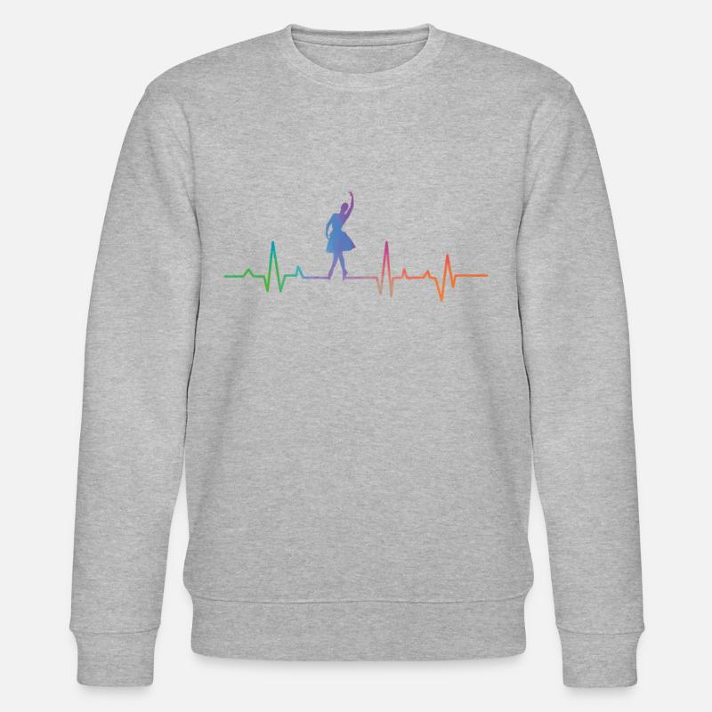 Ballet Danseuse Danse Ballerine - Sweat bio CHANGER Stanley/Stella Unisexe - gris chiné