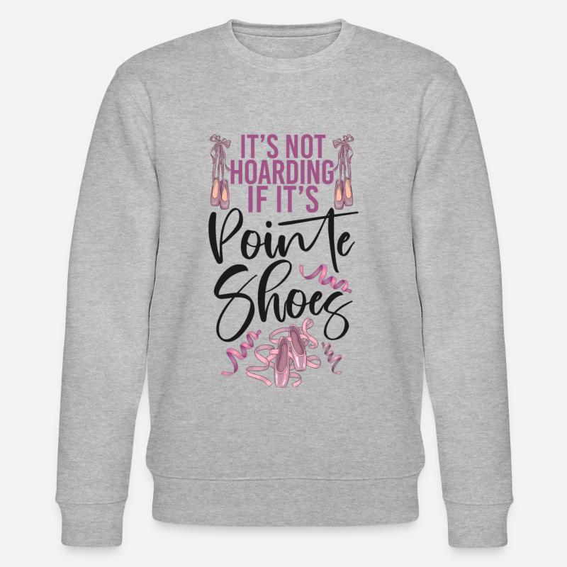 Ballet Danseuse Danse Ballerine - Sweat bio CHANGER Stanley/Stella Unisexe - gris chiné