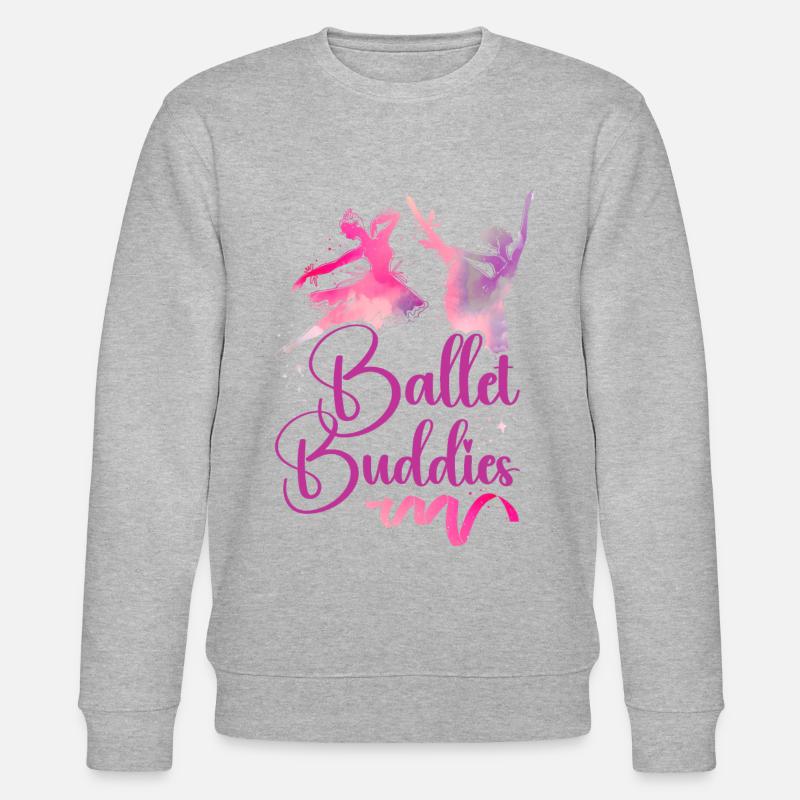 Ballet Danseuse Danse Ballerine - Sweat bio CHANGER Stanley/Stella Unisexe - gris chiné