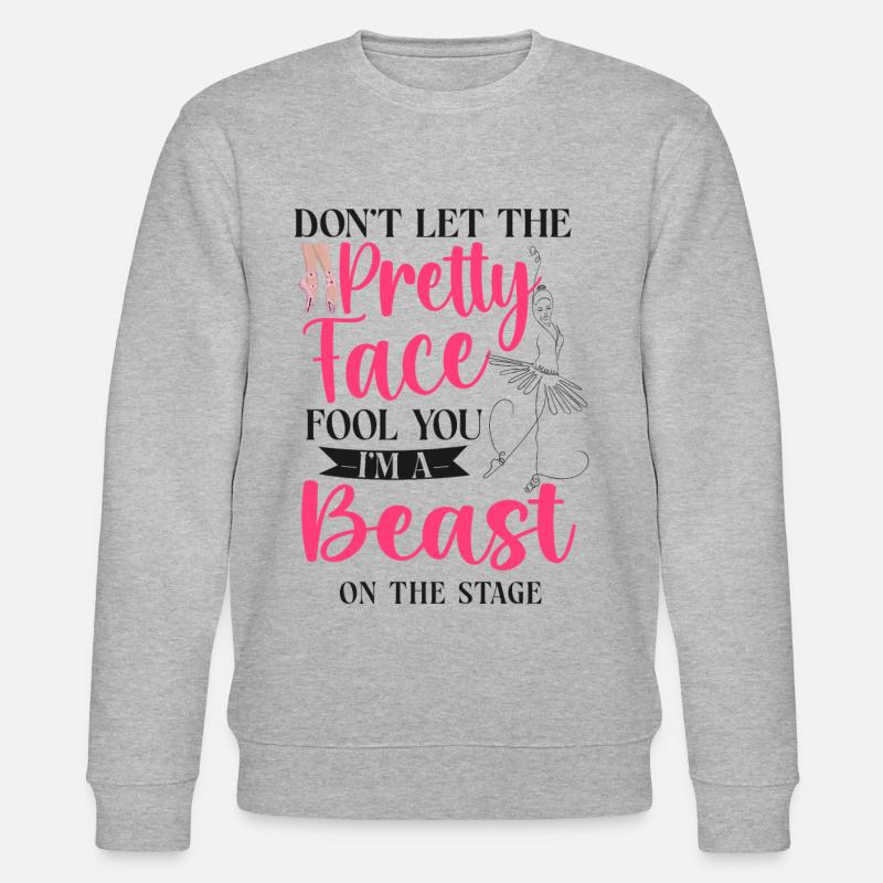 Ballet Danseuse Danse Ballerine - Sweat bio CHANGER Stanley/Stella Unisexe - gris chiné