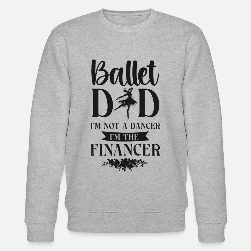 Ballet Danseuse Danse Ballerine - Sweat bio CHANGER Stanley/Stella Unisexe - gris chiné