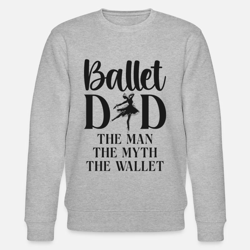 Ballet Danseuse Danse Ballerine - Sweat bio CHANGER Stanley/Stella Unisexe - gris chiné