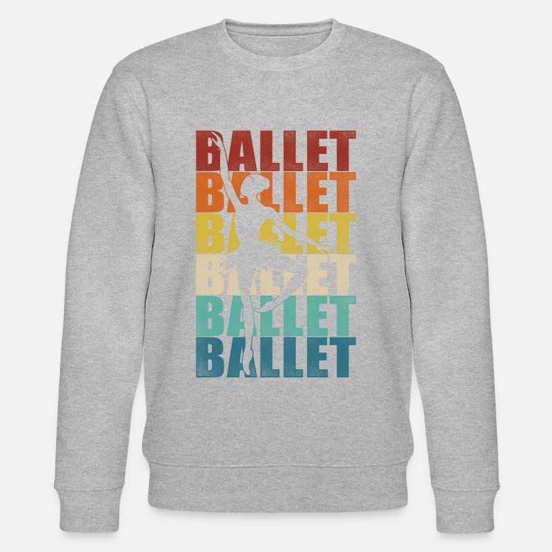 Ballet Danseuse Danse Ballerine - Sweat bio CHANGER Stanley/Stella Unisexe - gris chiné