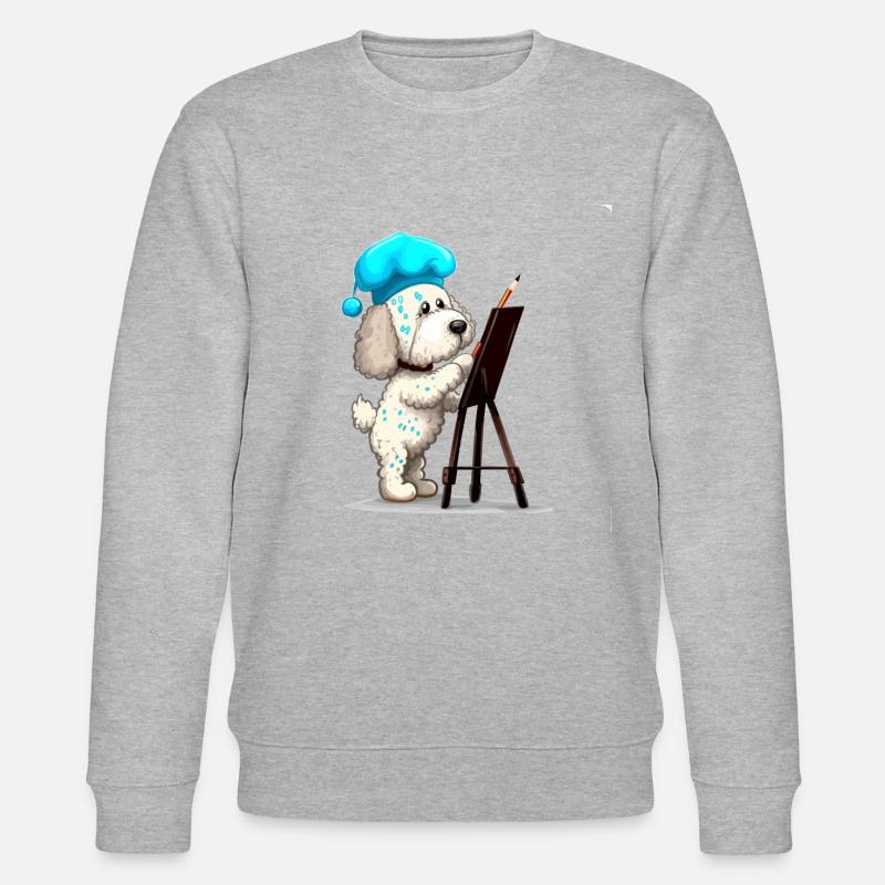 Arty Dog - Stanley/Stella Unisex Bio-Sweatshirt CHANGER  - Grau meliert