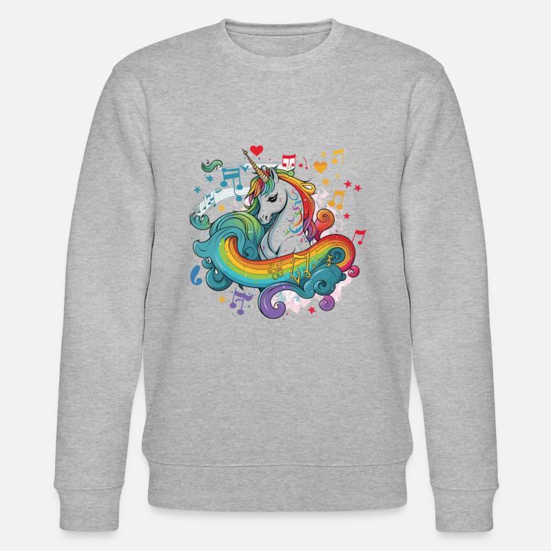 Rainbow Rhapsody - Stanley/Stella Unisex Bio-Sweatshirt CHANGER  - Grau meliert