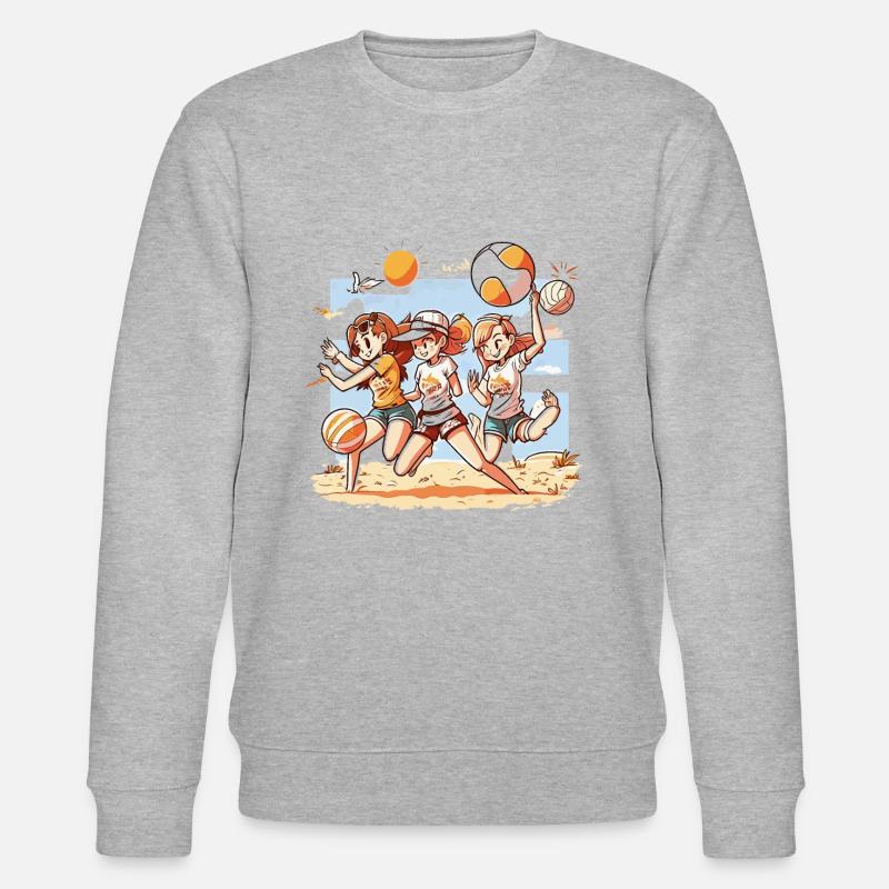 Servir et plage - Sweat bio CHANGER Stanley/Stella Unisexe - gris chiné