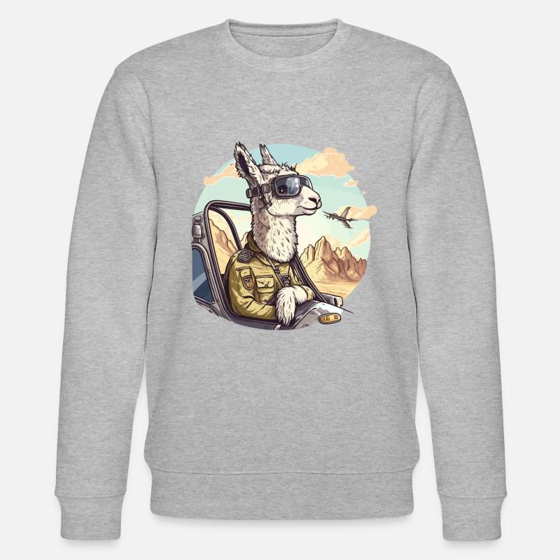 Flou de haut vol - Sweat bio CHANGER Stanley/Stella Unisexe - gris chiné