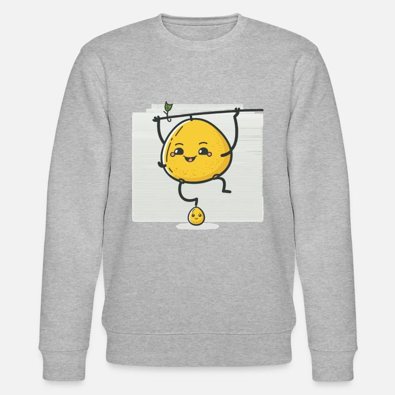 Zitrus-Zirkus - Stanley/Stella Unisex Bio-Sweatshirt CHANGER - Grau meliert