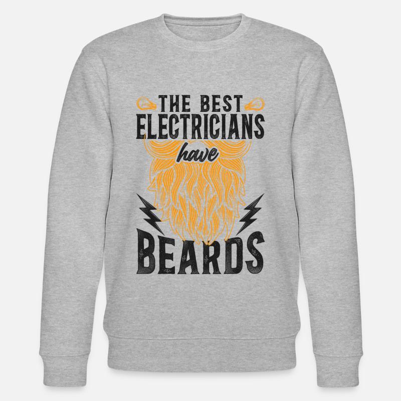 Beard Lover Bearded Man - Stanley/Stella CHANGER Unisex Organic Sweatshirt - heather grey