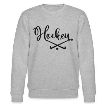 Field Hockey Hockey - Stanley/Stella Unisex Bio-Sweatshirt CHANGER  - Grau meliert - Vorne - Nik (191cm) & Marisol (170cm)