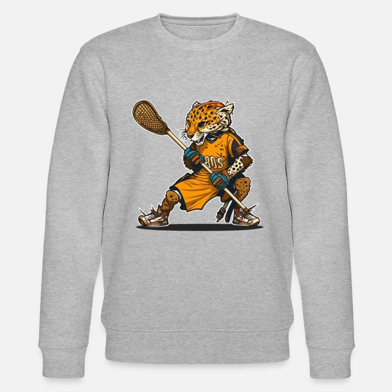 Gepard Lacrosse - Stanley/Stella Unisex Bio-Sweatshirt CHANGER  - Grau meliert