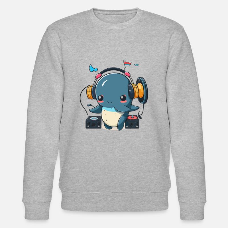Wal-Beats - Stanley/Stella Unisex Bio-Sweatshirt CHANGER  - Grau meliert