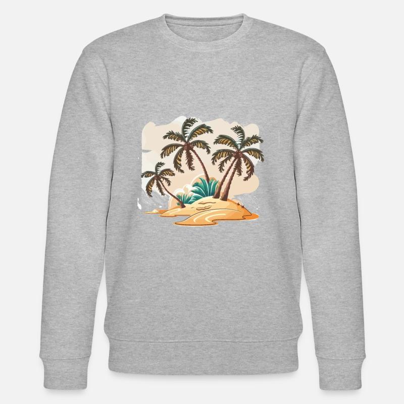 Le Beachcomber - Sweat bio CHANGER Stanley/Stella Unisexe - gris chiné
