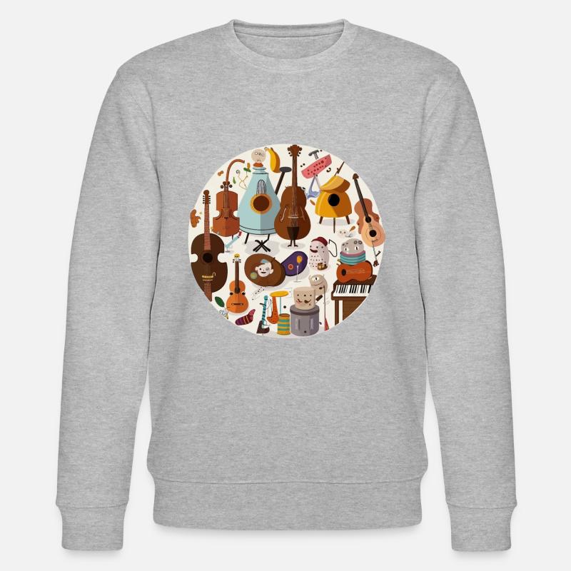 Die Instrumental-Crew - Stanley/Stella Unisex Bio-Sweatshirt CHANGER  - Grau meliert