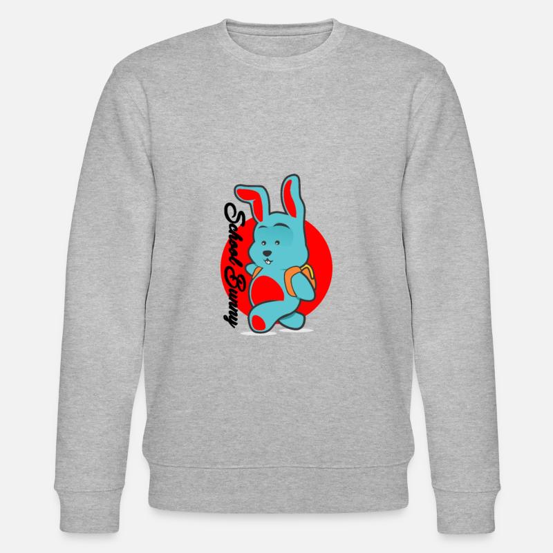 École lapin école lapin - Sweat bio CHANGER Stanley/Stella Unisexe - gris chiné