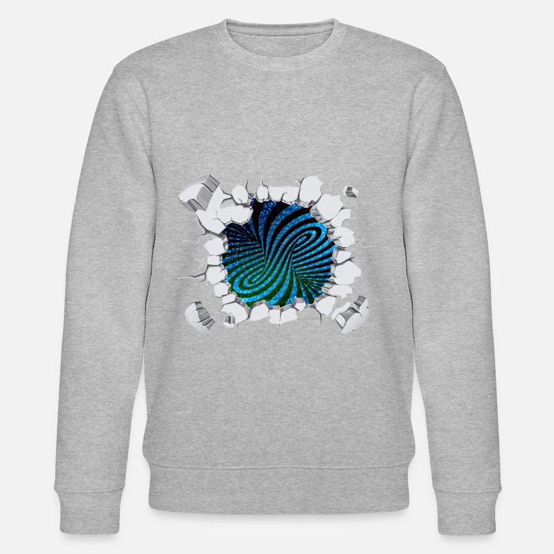 Matrix eddy current breaks out - Stanley/Stella CHANGER Unisex Organic Sweatshirt - heather grey