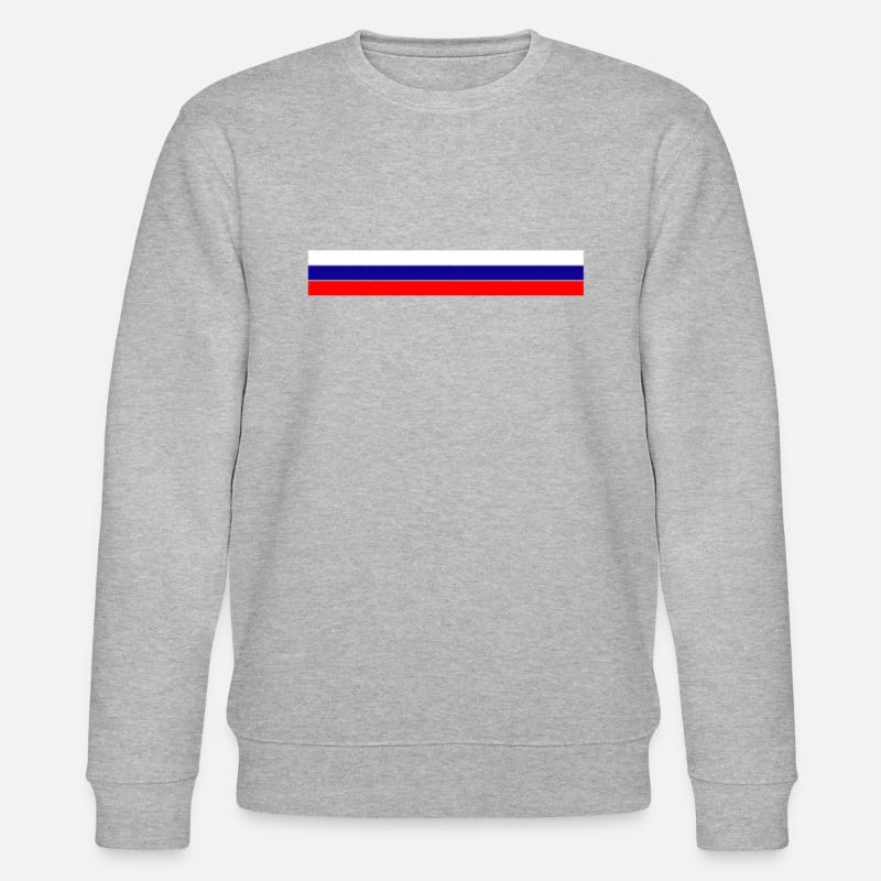 Russie - Sweat bio CHANGER Stanley/Stella Unisexe - gris chiné