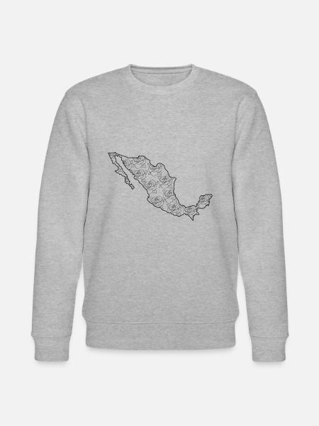 MEXIKO - Stanley/Stella Unisex Bio-Sweatshirt CHANGER  - Grau meliert