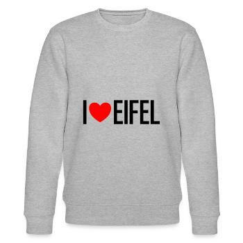 Eifel! - Stanley/Stella Unisex Bio-Sweatshirt CHANGER  - Grau meliert - Vorne - Nik (191cm) & Marisol (170cm)