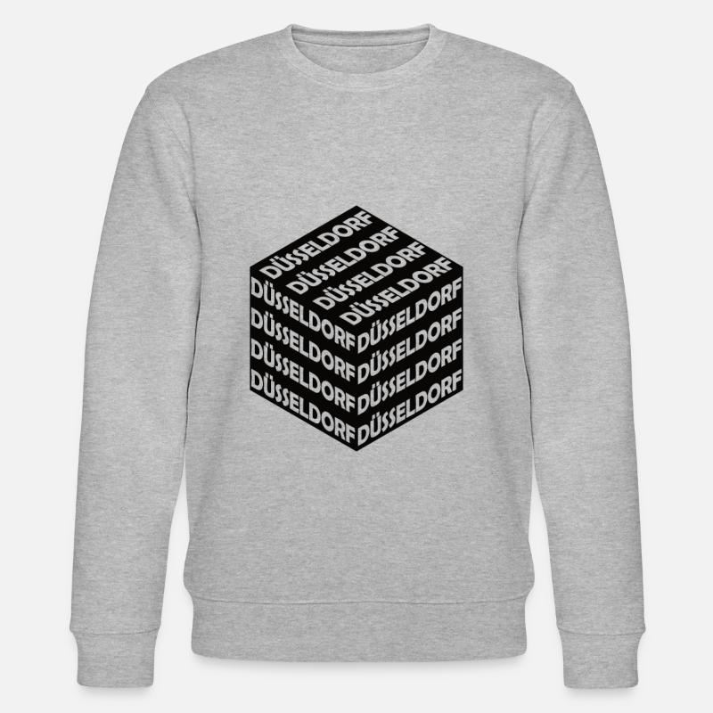 Düsseldorf Würfel - Stanley/Stella Unisex Bio-Sweatshirt CHANGER  - Grau meliert