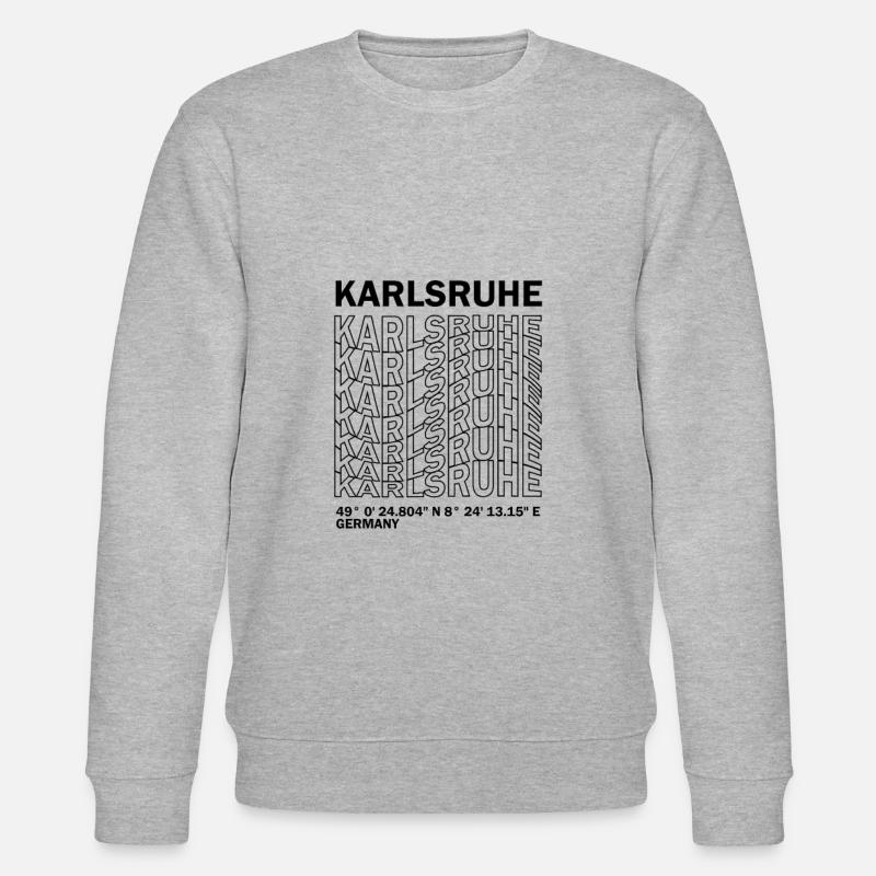 Coordonnées de Karlsruhe - Sweat bio CHANGER Stanley/Stella Unisexe - gris chiné