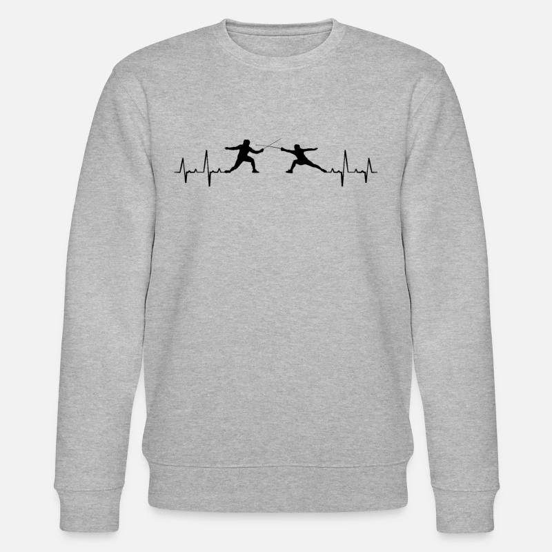 Fechten - Stanley/Stella Unisex Bio-Sweatshirt CHANGER  - Grau meliert