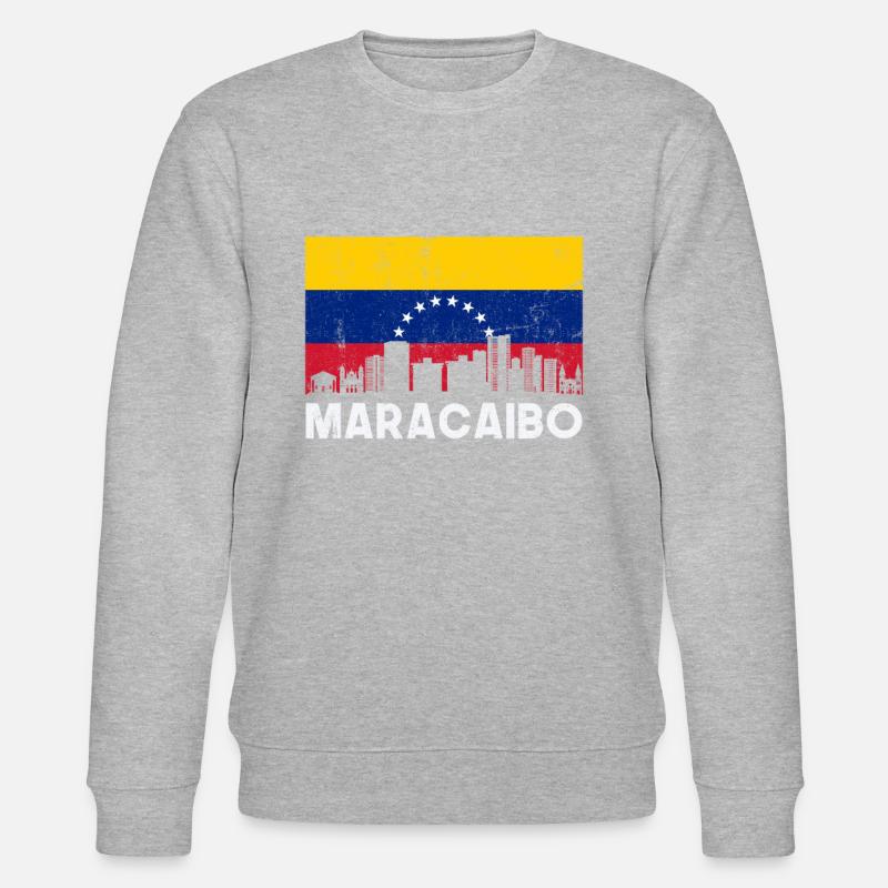 Maracaibo, venezolanos venezuela - Stanley/Stella Unisex Bio-Sweatshirt CHANGER  - Grau meliert