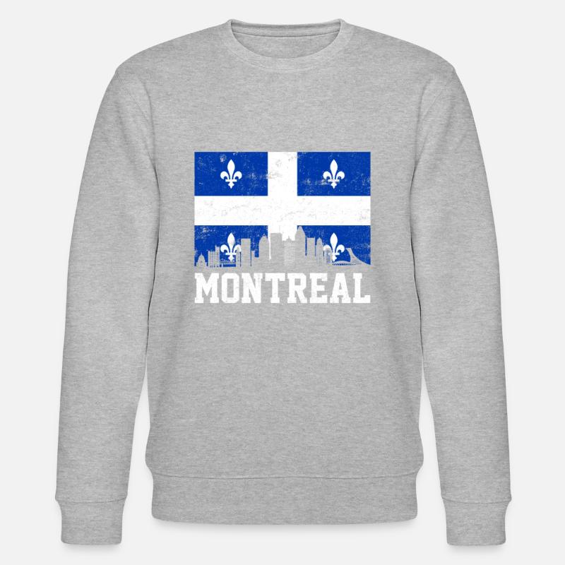 Montreal Quebec, Canada montreal - Stanley/Stella Unisex Bio-Sweatshirt CHANGER - Grau meliert