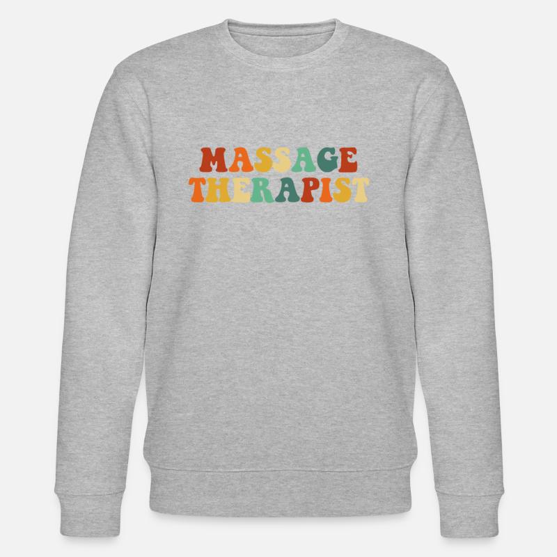 Massage Therapist - Stanley/Stella Unisex Bio-Sweatshirt CHANGER  - Grau meliert