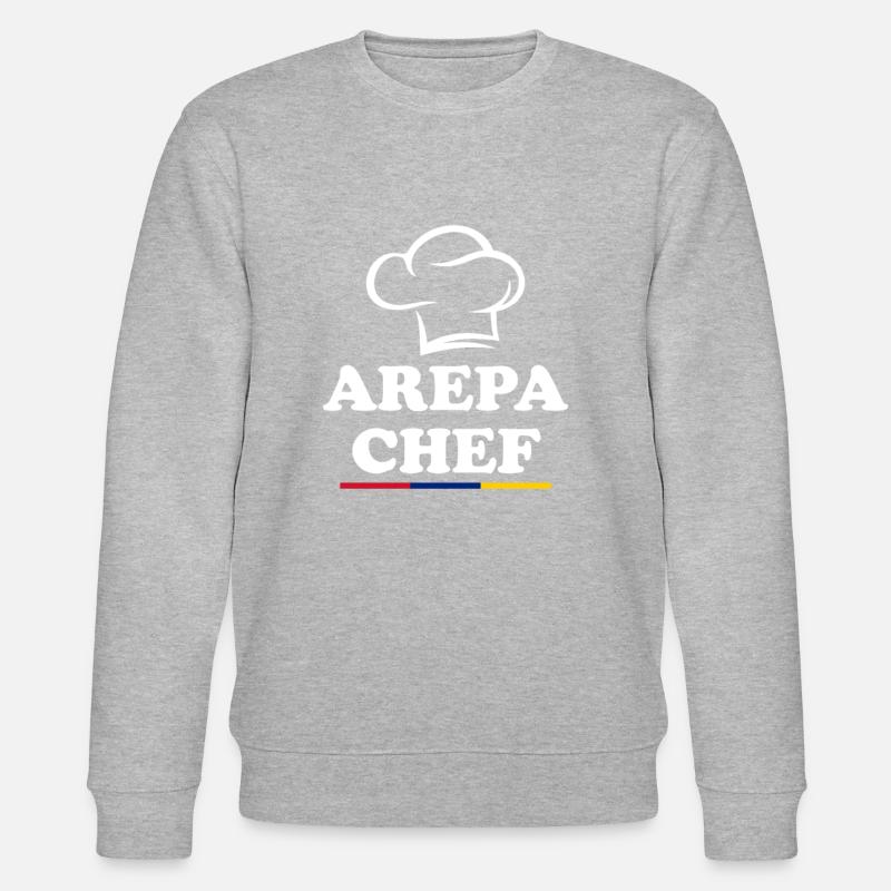 Chef Arepas, Arepa - Sweat bio CHANGER Stanley/Stella Unisexe - gris chiné