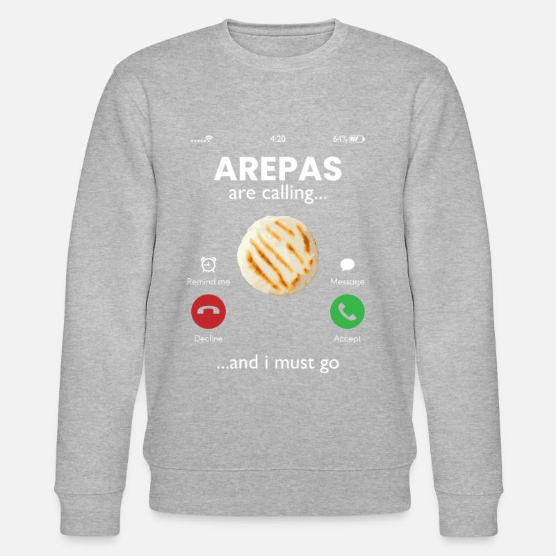 arepas appelle, arepas - Sweat bio CHANGER Stanley/Stella Unisexe - gris chiné