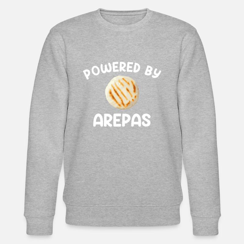 Propulsé par Arepas, Arepas - Sweat bio CHANGER Stanley/Stella Unisexe - gris chiné