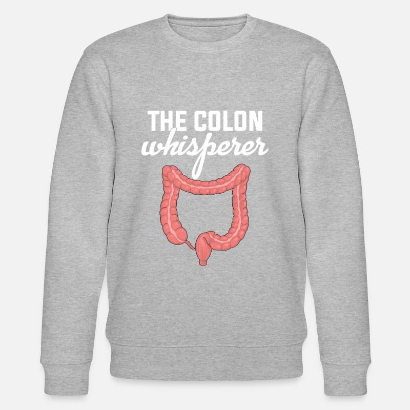 Colon Whisperer, Endoscopie Gastroentérologie - Sweat bio CHANGER Stanley/Stella Unisexe - gris chiné