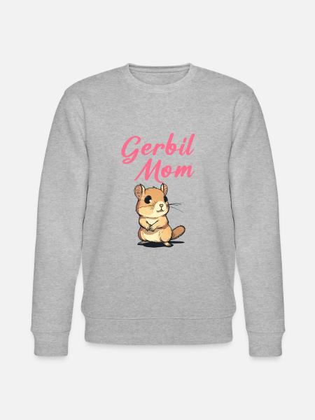 Gerbil mom, gerbil - Stanley/Stella CHANGER Unisex Organic Sweatshirt - heather grey