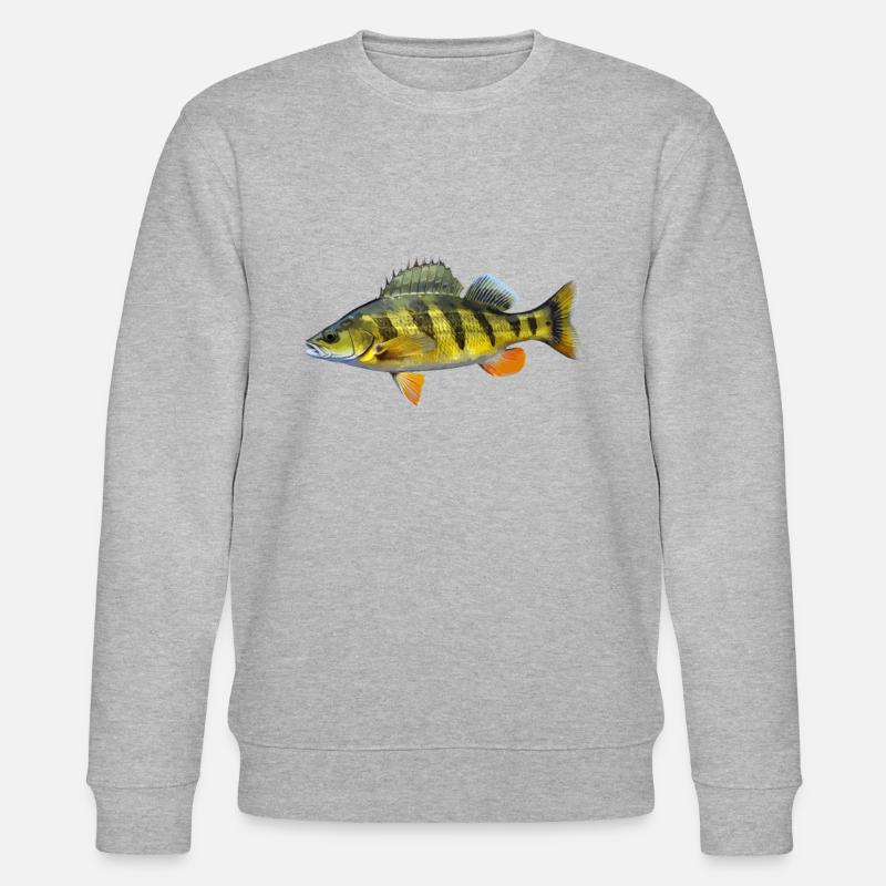 Yellow Perch - Stanley/Stella Unisex Bio-Sweatshirt CHANGER  - Grau meliert