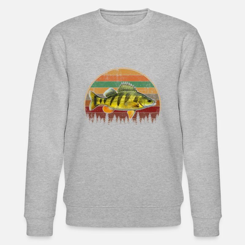 Yellow Perch - Stanley/Stella Unisex Bio-Sweatshirt CHANGER  - Grau meliert