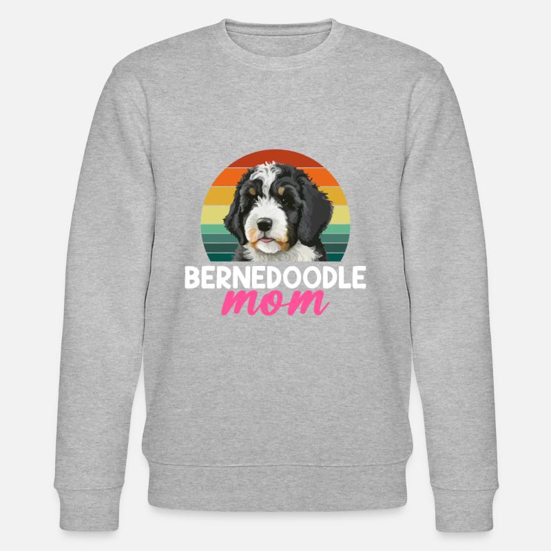 Bernedoodle Maman - Sweat bio CHANGER Stanley/Stella Unisexe - gris chiné