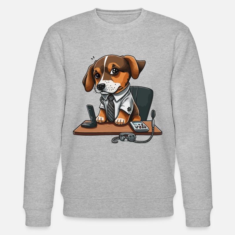 Exécutif canin - Sweat bio CHANGER Stanley/Stella Unisexe - gris chiné