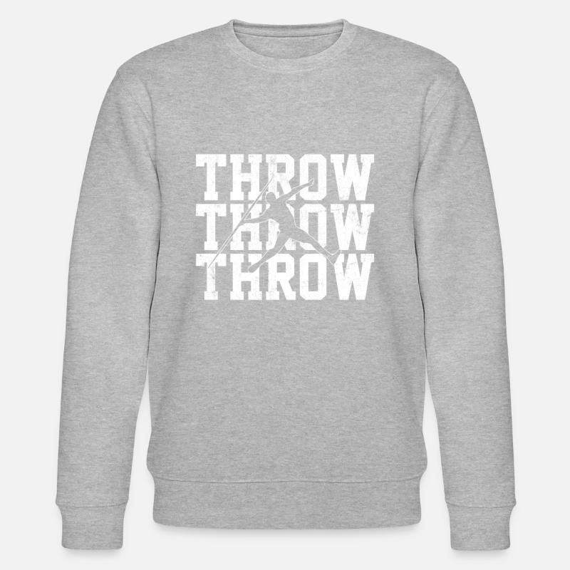 Javelin throwing - Stanley/Stella Unisex Bio-Sweatshirt CHANGER  - Grau meliert