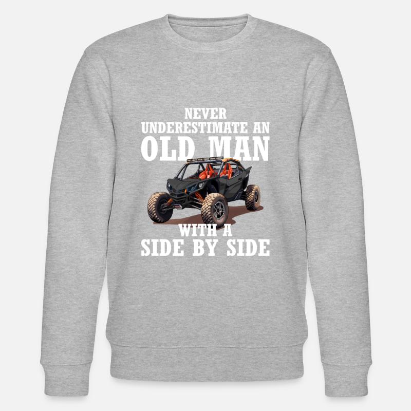 UTV SXS Racing - Stanley/Stella Unisex Bio-Sweatshirt CHANGER - Grau meliert