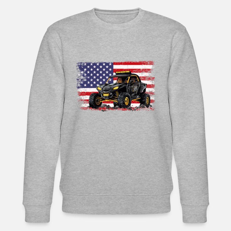 UTV SXS Racing - Stanley/Stella Unisex Bio-Sweatshirt CHANGER  - Grau meliert