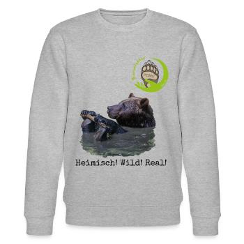 Pedro HWR - Stanley/Stella CHANGER Unisex Organic Sweatshirt - heather grey - Front - Nik (191cm) & Marisol (170cm)