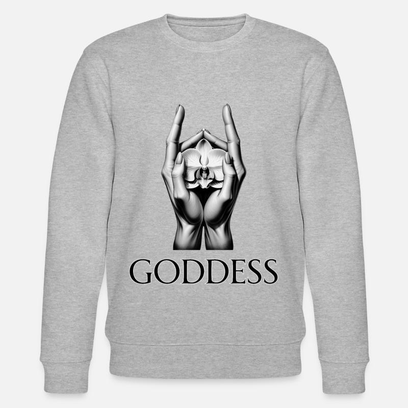GODDESS (Untertitel) #054 - Stanley/Stella Unisex Bio-Sweatshirt CHANGER  - Grau meliert