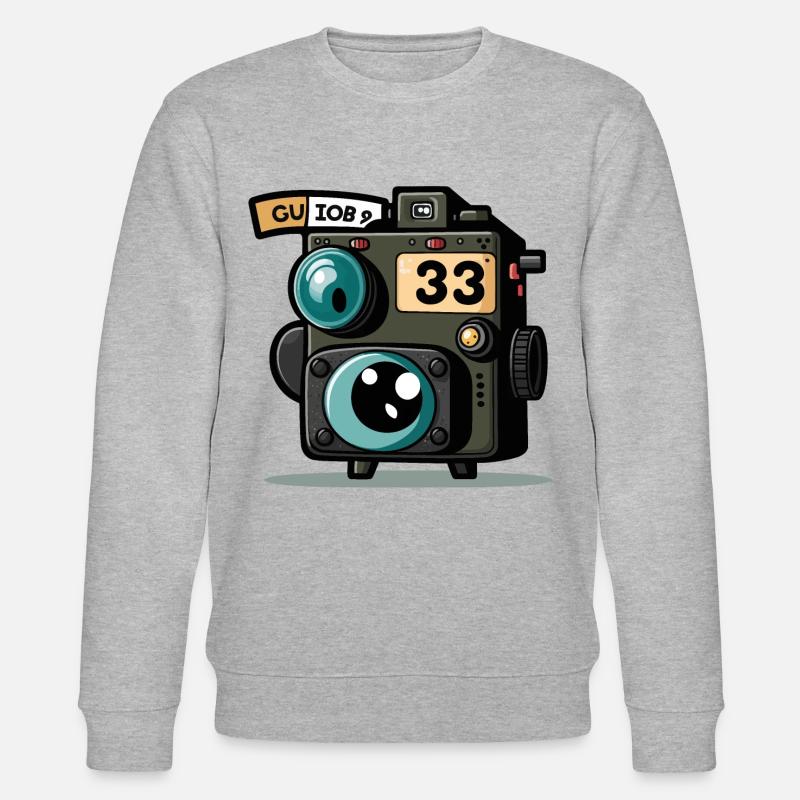 Le Shutterbug - Sweat bio CHANGER Stanley/Stella Unisexe - gris chiné