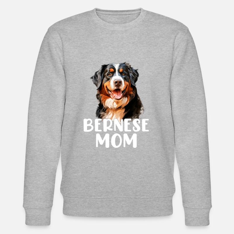bernese mountain dog - Stanley/Stella Unisex Bio-Sweatshirt CHANGER  - Grau meliert