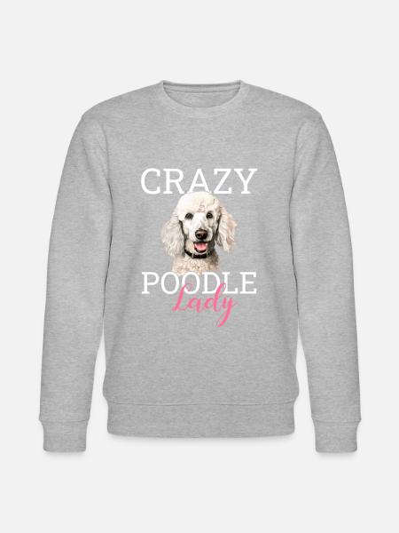 poodle dog - Stanley/Stella Unisex Bio-Sweatshirt CHANGER - Grau meliert