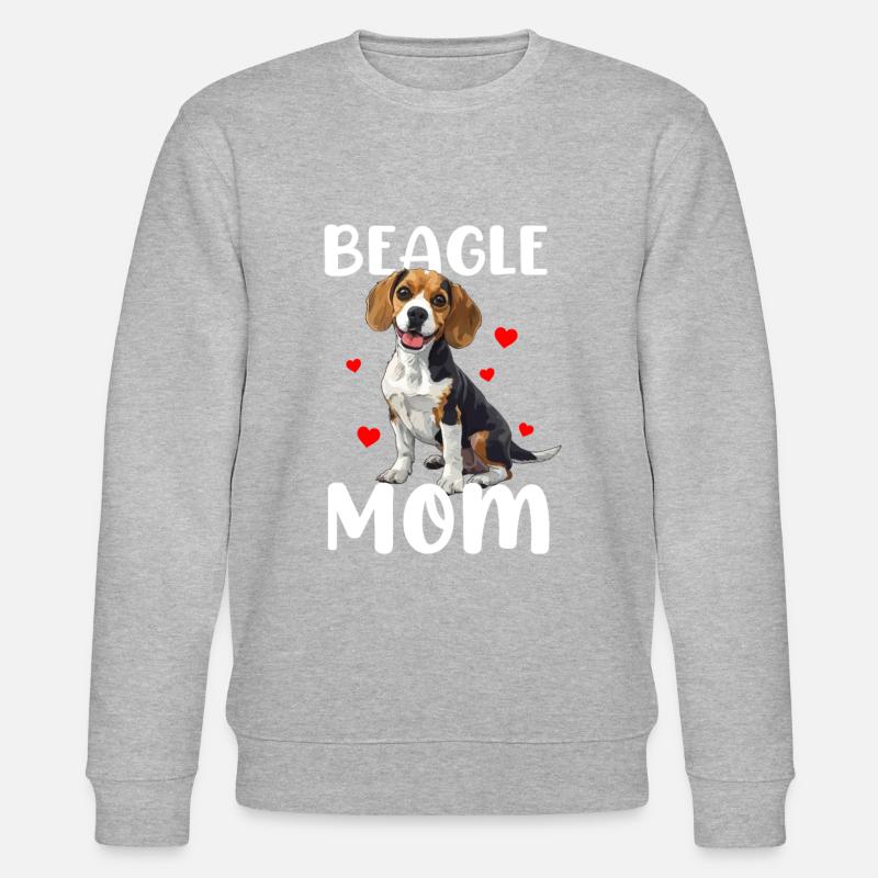beagle maman beagle - Sweat bio CHANGER Stanley/Stella Unisexe - gris chiné