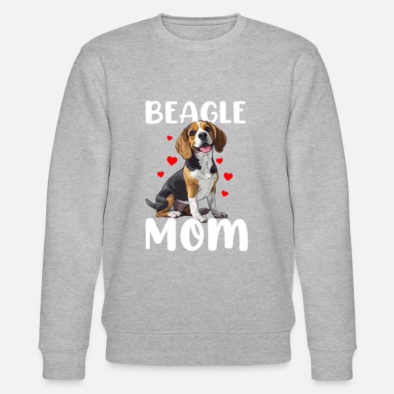 beagle maman beagle - Sweat bio CHANGER Stanley/Stella Unisexe - gris chiné