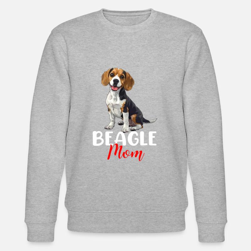 beagle maman beagle - Sweat bio CHANGER Stanley/Stella Unisexe - gris chiné